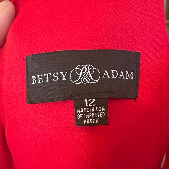 Chic Red Ruffled Prom Dress - Picture 8 of 8